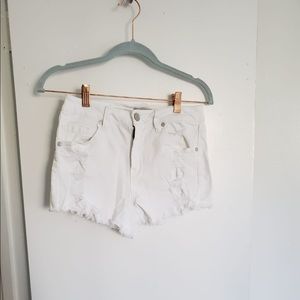 White Shorts